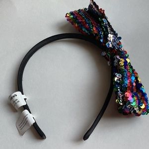 Claire’s Sequin Bow Headband